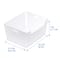6 Pack: Extra Large Clear Open Storage Bin by Simply Tidy®